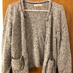 Loft Cardigan Sweater Size M Medium Open Front